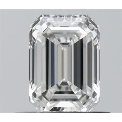 Diament szlif szmaragdowy, 0.52ct, VS1, H, GIA 6532254730