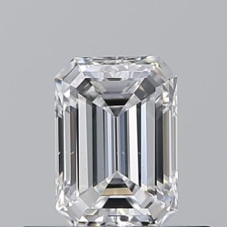 Diament szlif szmaragdowy, 0.5ct, VS2, D, GIA 6532387522