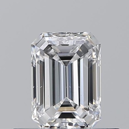 Diament szlif szmaragdowy, 0.5ct, VS2, D, GIA 6532387522
