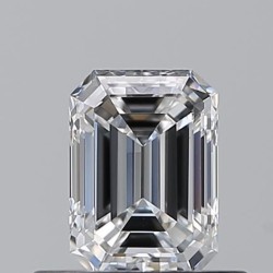 Diament szlif szmaragdowy, 0.5ct, VS2, D, GIA 6532391092