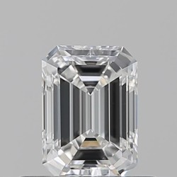 Diament szlif szmaragdowy, 0.5ct, VS2, F, GIA 6535387575