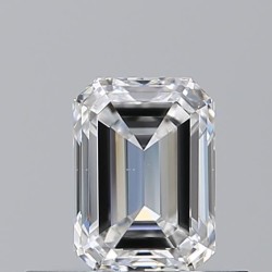 Diament szlif szmaragdowy, 0.51ct, VS2, E, GIA 6532387168