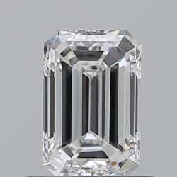 Diament szlif szmaragdowy, 0.7ct, VVS2, G, GIA 5231746517