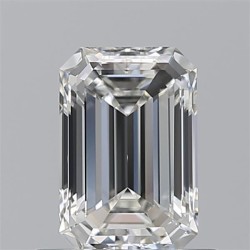 Diament szlif szmaragdowy, 0.7ct, VS2, H, GIA 2235746439