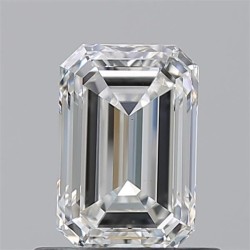 Diament szlif szmaragdowy, 0.8ct, VS1, G, GIA 2233746942