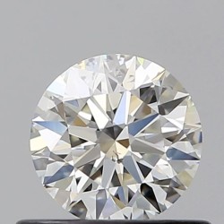 Diament szlif okrągły, 0.53ct, SI1, I, GIA 2526657380