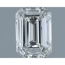 Diament szlif szmaragdowy, 0.5ct, VS2, H, GIA 1533868267