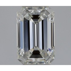 Diament szlif szmaragdowy, 0.5ct, VS1, H, GIA 6531730109