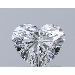 Diament serce, 0.58ct, VS2, E, GIA 2537605212