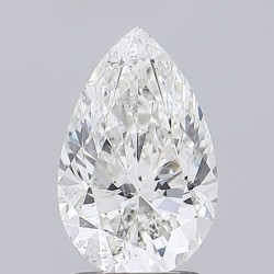 Diament szlif gruszkowy, 2ct, SI2, I, GIA 3535860457