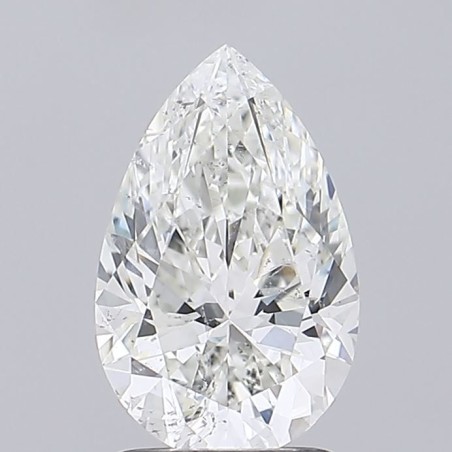 Diament szlif gruszkowy, 2ct, SI2, I, GIA 3535860457