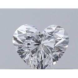 Diament serce, 0.3ct, VS1, D, GIA 7536570377
