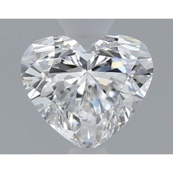 Diament serce, 0.37ct, VS1, E, GIA 6532180414