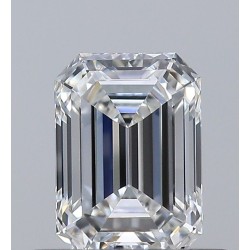 Diament szlif szmaragdowy, 0.5ct, VVS1, G, GIA 1533594575