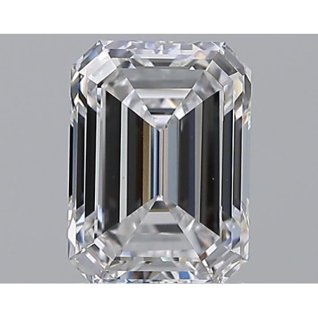 Diament szlif szmaragdowy, 2ct, VS1, D, GIA 2231670564