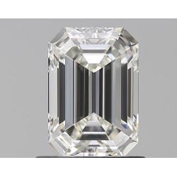 Diament szlif szmaragdowy, 1.01ct, VVS2, H, GIA 2537464531
