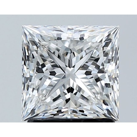 Diament szlif princess, 1.7ct, VS2, E, GIA 6233751176