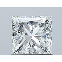 Diament szlif princess, 0.72ct, VVS2, F, GIA 7533809637