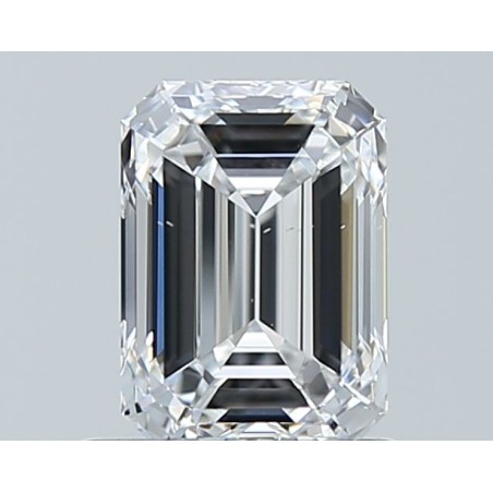 Diament szlif szmaragdowy, 1.01ct, VS2, D, GIA 6532805090
