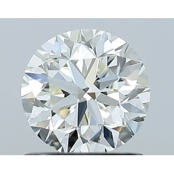 Diament szlif okrągły, 1ct, VVS2, H, HRD 250000256578