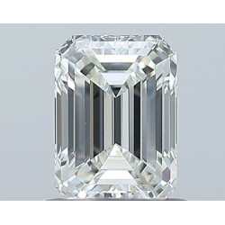 Diament szlif szmaragdowy, 0.8ct, VVS1, H, IGI 731513375