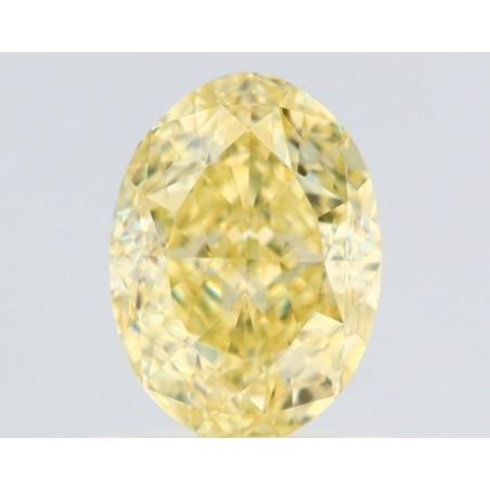 Diament o barwie fantazyjnej szlif owalny, 1.21ct, VVS2, Fancy Yellow, GIA 2526089911