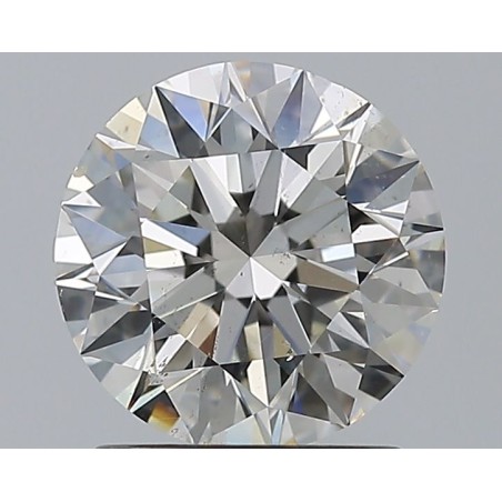 Diament szlif okrągły, 1.6ct, SI1, I, GIA 7508032284