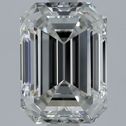 Diament szlif szmaragdowy, 2ct, VVS2, H, GIA 1513607768