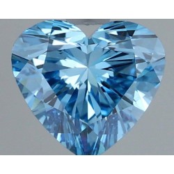 Diament laboratoryjny o barwie fantazyjnej serce, 1.07ct, VVS2, Fancy Vivid Blue, IGI LG736506687