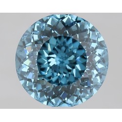 Diament laboratoryjny o barwie fantazyjnej szlif okrągły, 2.01ct, VVS2, Fancy Vivid Blue, IGI LG670409563