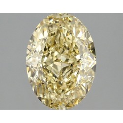 Diament laboratoryjny o barwie fantazyjnej szlif owalny, 2.08ct, VVS2, Fancy Intense Yellow, IGI LG666411160