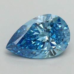 Diament laboratoryjny o barwie fantazyjnej szlif gruszkowy, 1.51ct, VVS2, Fancy Vivid Blue, IGI LG645458790