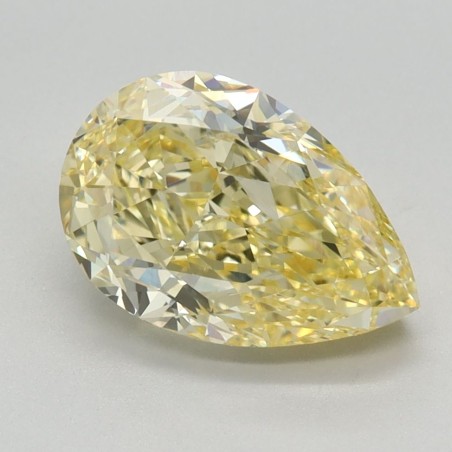 Diament laboratoryjny o barwie fantazyjnej szlif gruszkowy, 2.25ct, VVS2, Fancy Intense Yellow, IGI LG616413383