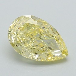 Diament laboratoryjny o barwie fantazyjnej szlif gruszkowy, 1.1ct, VVS2, Fancy Intense Yellow, IGI LG724510640