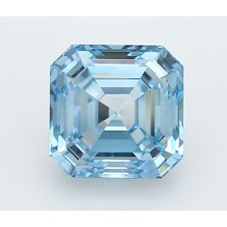 Diament laboratoryjny o barwie fantazyjnej Asscher, 2.81ct, VVS1, Fancy Vivid Blue, IGI LG741532757