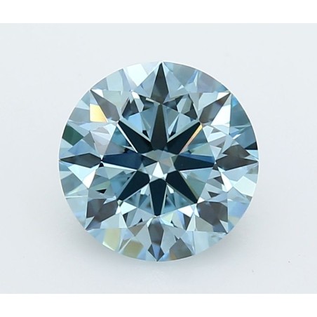 Diament laboratoryjny o barwie fantazyjnej szlif okrągły, 2.37ct, VVS2, Fancy Vivid Blue, IGI LG741532743
