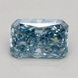 Diament laboratoryjny o barwie fantazyjnej radiant, 1.79ct, VVS2, Fancy Vivid Blue, IGI LG536297301