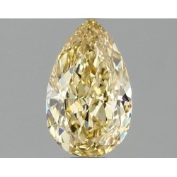 Diament laboratoryjny o barwie fantazyjnej szlif gruszkowy, 1.04ct, VVS2, Fancy Intense Yellow, IGI LG672401199
