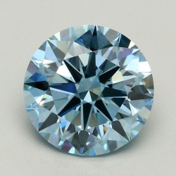 Diament laboratoryjny o barwie fantazyjnej szlif okrągły, 2.01ct, VVS2, Fancy Intense Blue, IGI LG618457115