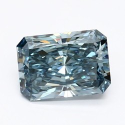 Diament laboratoryjny o barwie fantazyjnej radiant, 1.08ct, VVS2, Fancy Vivid Blue, IGI LG628486403