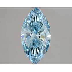 Diament laboratoryjny o barwie fantazyjnej markiza, 1.83ct, VVS2, Fancy Vivid Blue, IGI LG582357030