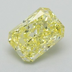 Diament laboratoryjny o barwie fantazyjnej radiant, 1.01ct, VVS2, Fancy Vivid Yellow, IGI LG648458269