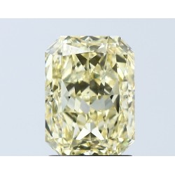 Diament laboratoryjny o barwie fantazyjnej radiant, 2.1ct, VVS2, Fancy Intense Yellow, IGI LG671433274