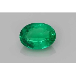 Szmaragd szlif owalny, 3.2 ct, GREEN, GIA 7481440792