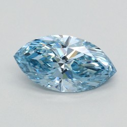 Diament laboratoryjny o barwie fantazyjnej markiza, 0.81ct, VVS2, Fancy Vivid Blue, IGI LG626424608