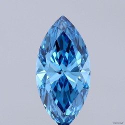 Diament laboratoryjny o barwie fantazyjnej markiza, 2.31ct, VVS2, Fancy Vivid Blue, IGI LG712551522
