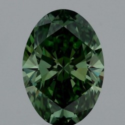 Diament laboratoryjny o barwie fantazyjnej szlif owalny, 2.11ct, VVS1, Fancy Vivid Green, IGI LG717528256