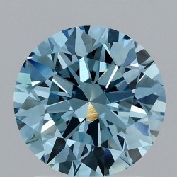 Diament laboratoryjny o barwie fantazyjnej szlif okrągły, 2.09ct, VVS2, Fancy Vivid Blue, IGI LG702579587