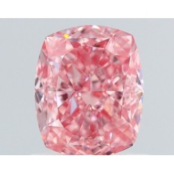 Diament o barwie fantazyjnej szlif poduszkowy brylantowy, 1ct, VVS2, Fancy Vivid Pink, GIA 1507815062