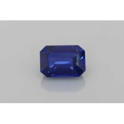 Szafir szlif szmaragdowy, 3.48 ct, BLUE, GIA 6505507481